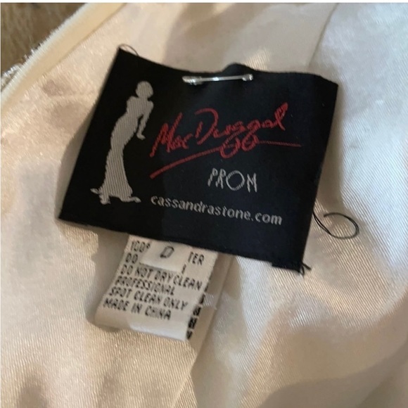 Mac Duggal strapless corset back prom gown - Picture 10 of 16